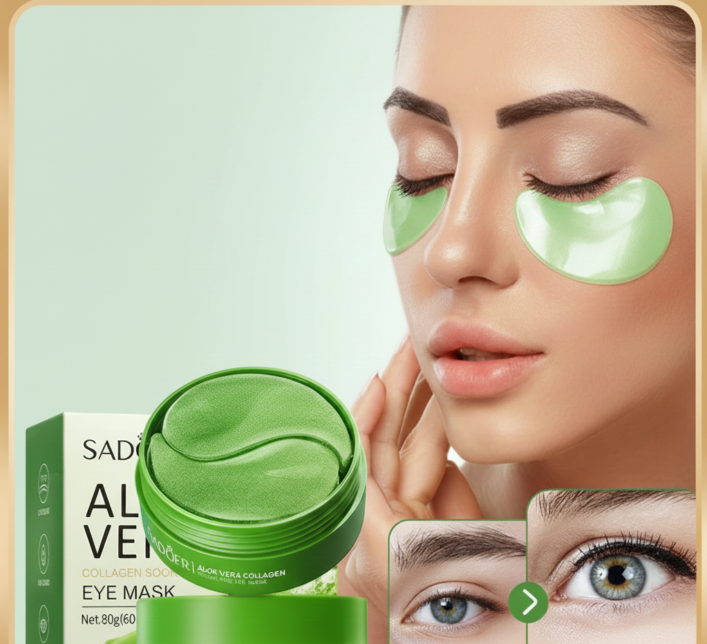 Cure Hydrogel Anti-Cernes & Liftant | Collagène & Aloe Vera KOURBE Paris™